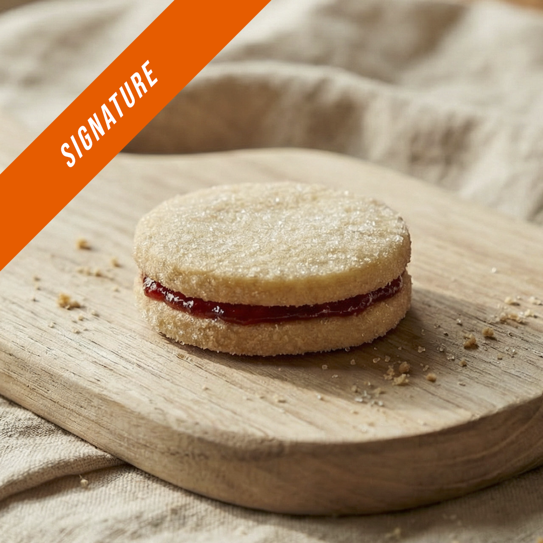 Almond Shortbread Sandwich